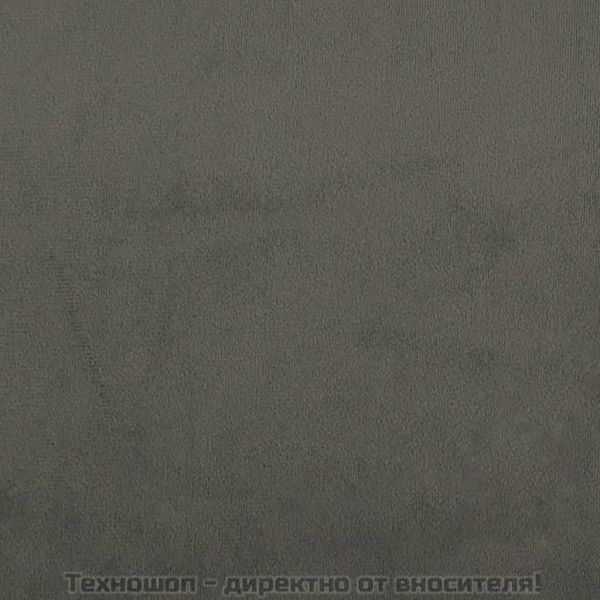 Горни табли за легло, 2 бр, тъмносиви, 80x5x78/88 см кадифе