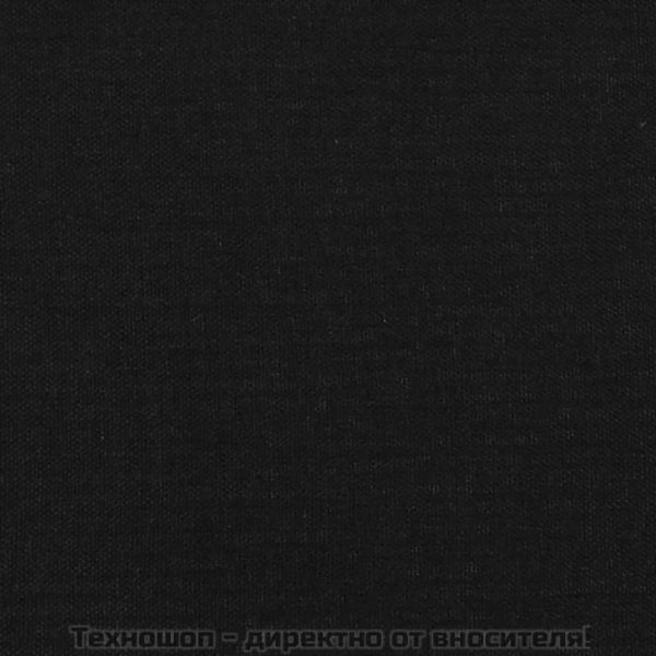 Горни табли за легло, 2 бр, черни, 80x5x78/88 см, плат