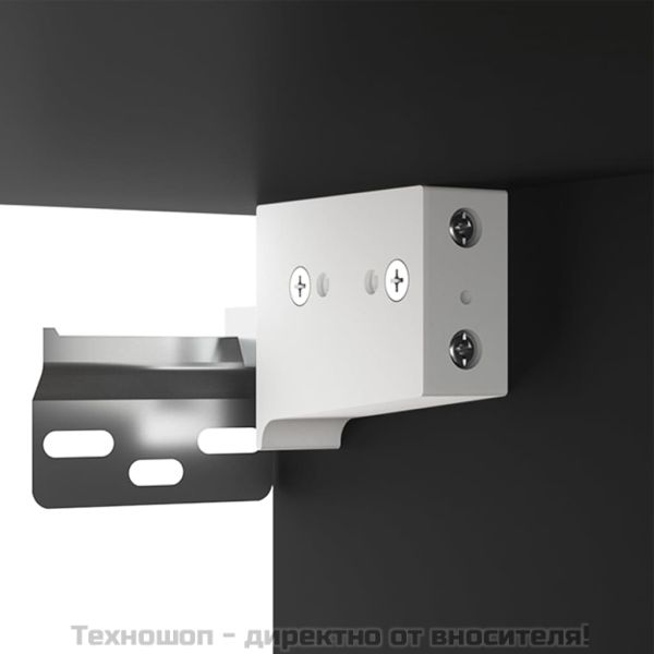 Нощни шкафчета за стенен монтаж, 2 бр, черен, 35x35x20 см