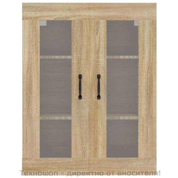 Окачен стенен шкаф, дъб сонома, 69,5x34x90 см