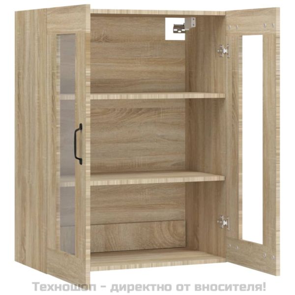 Окачен стенен шкаф, дъб сонома, 69,5x34x90 см