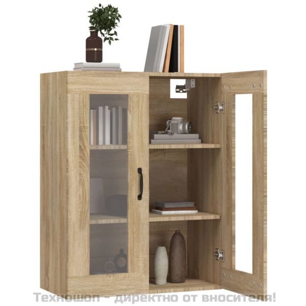 Окачен стенен шкаф, дъб сонома, 69,5x34x90 см