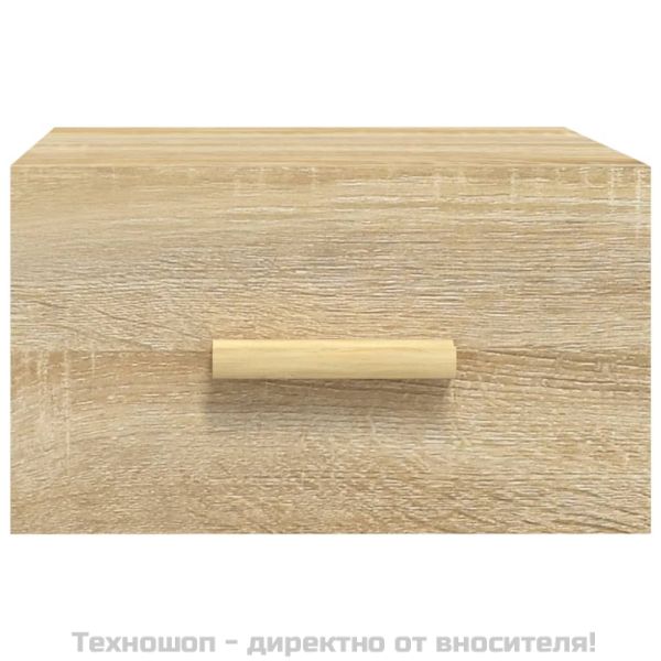 Нощно шкафче за стенен монтаж, сонома дъб, 35x35x20 см