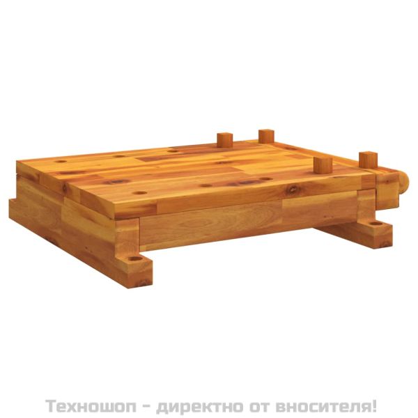 Работна маса с менгеме, 52x44x9,5 см, акация масив