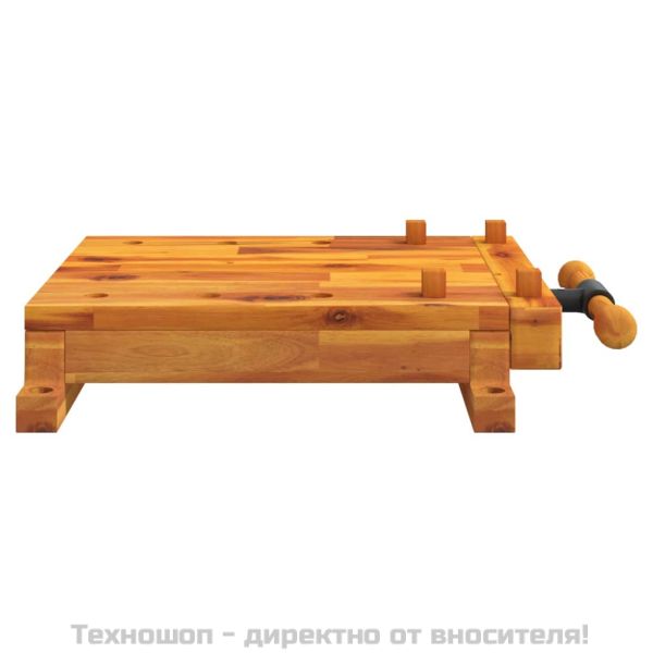 Работна маса с менгеме, 52x44x9,5 см, акация масив