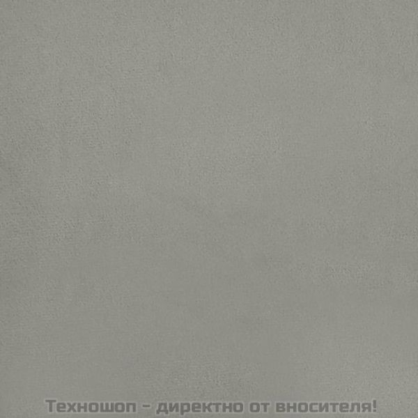 Рамка за легло без матрак, светлосива, 90x200 см, кадифе