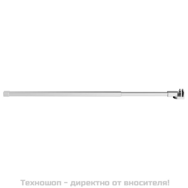 Носещо рамо за параван за баня, неръждаема стомана, 70-120 см
