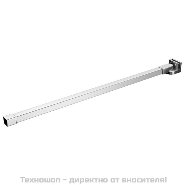 Носещо рамо за параван за баня, неръждаема стомана, 70-120 см