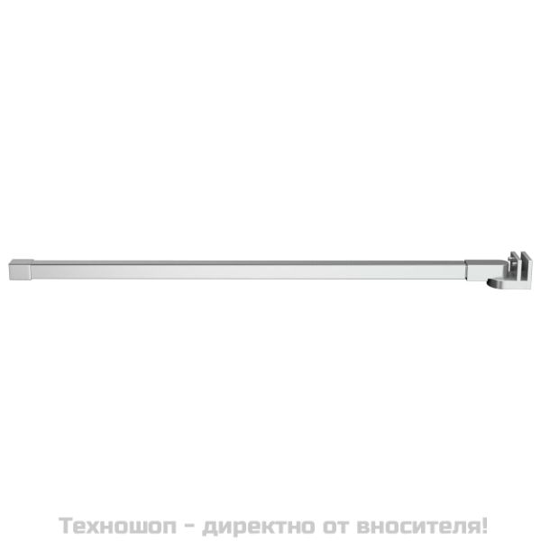 Носещо рамо за параван за баня, неръждаема стомана, 70-120 см