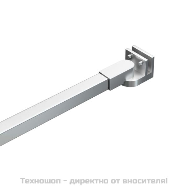 Носещо рамо за параван за баня, неръждаема стомана, 70-120 см