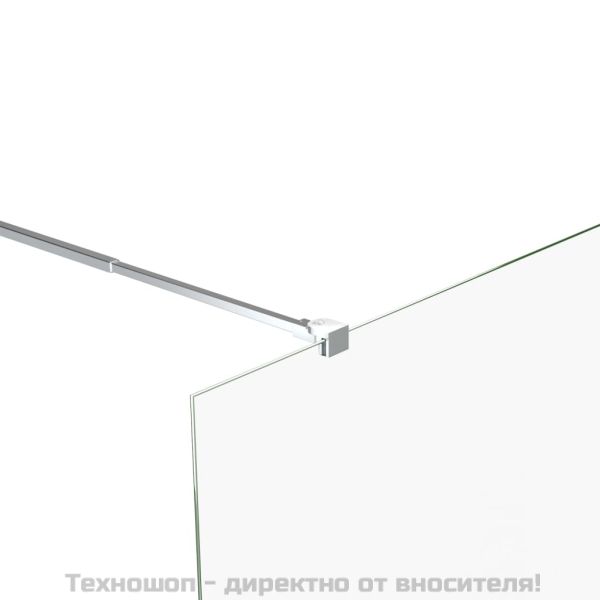 Носещо рамо за параван за баня, неръждаема стомана, 70-120 см