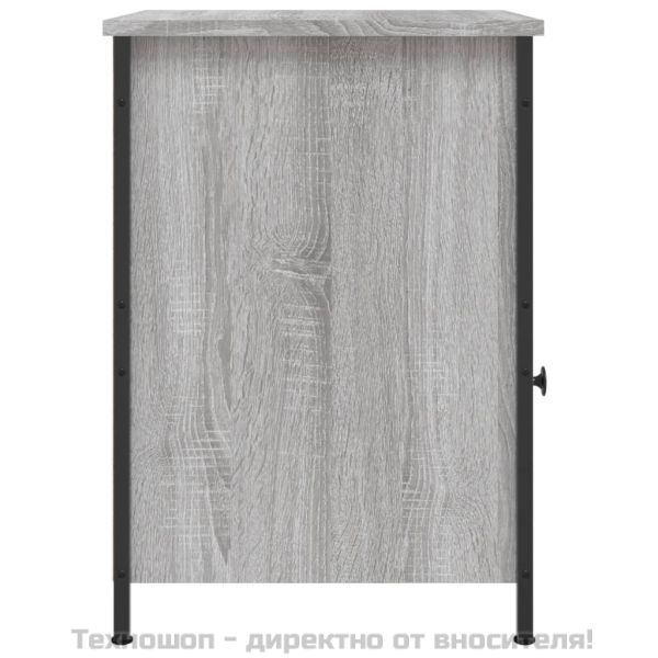 Нощни шкафчета, 2 бр, сив сонома, 40x42x60 см, инженерно дърво