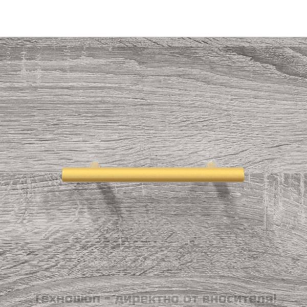 Сайдборд, сив сонома, 69,5x34x90 см, инженерно дърво