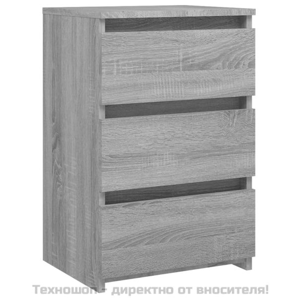 Нощни шкафчета 2 бр сив сонома 40x35x62,5 см инженерно дърво