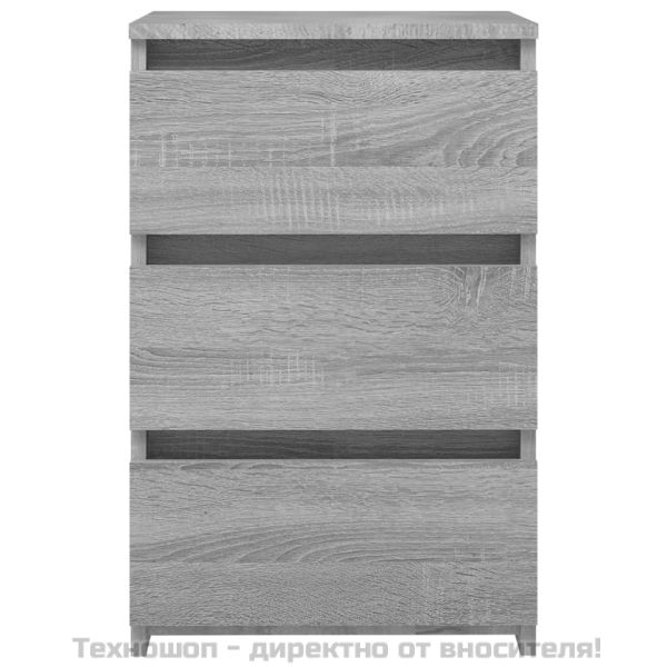 Нощни шкафчета 2 бр сив сонома 40x35x62,5 см инженерно дърво