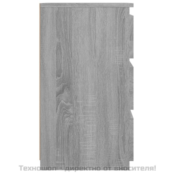 Нощни шкафчета 2 бр сив сонома 40x35x62,5 см инженерно дърво