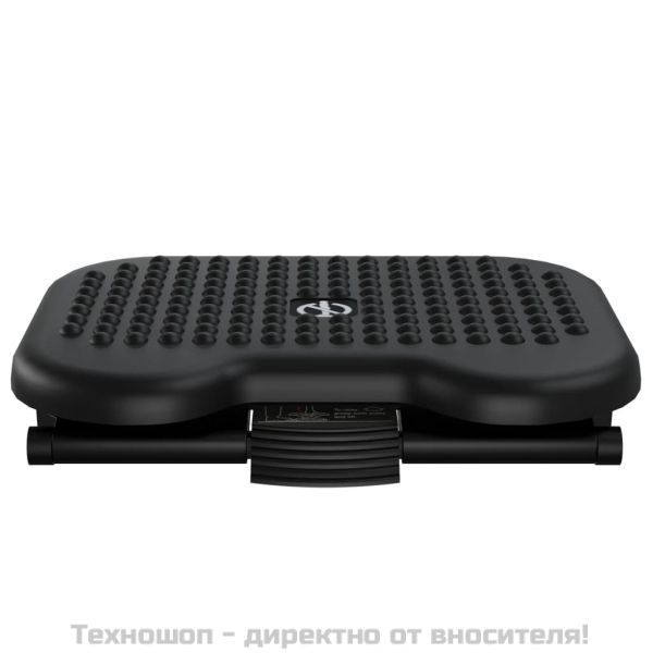 Поставка за крака, черна, 46x34,5x11 см