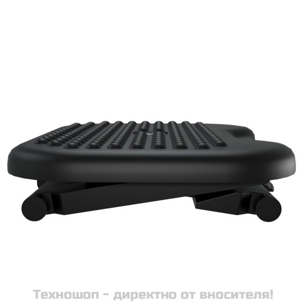 Поставка за крака, черна, 46x34,5x11 см