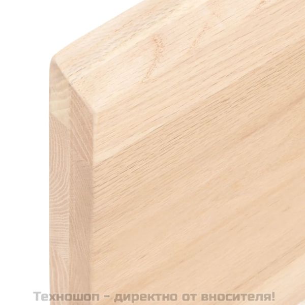 Стенен рафт, 120x60x(2-4) см, необработен масивен дъб