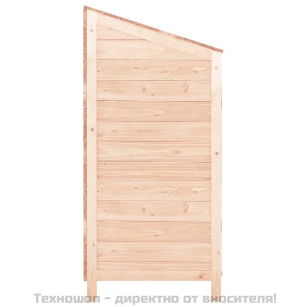 Градинска барака, 102x52x112 см, чамово дърво масив