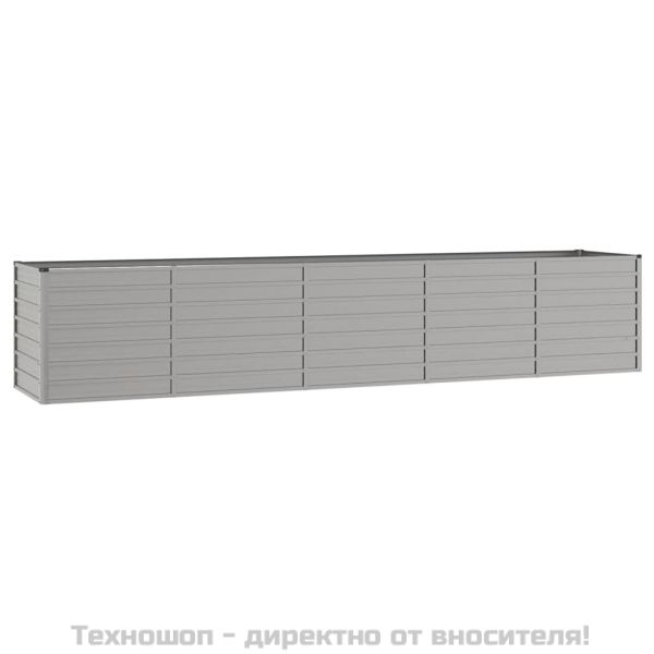 Градинска повдигната леха ръждив 400x80x77 см кортенова стомана