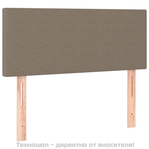 Горна табла за легло, таупе, 100x5x78/88 см, плат
