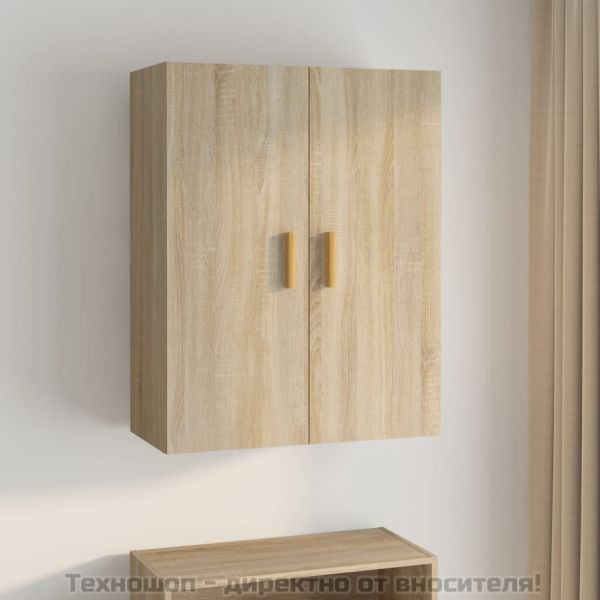 Окачен стенен шкаф, дъб сонома, 69,5x34x90 см