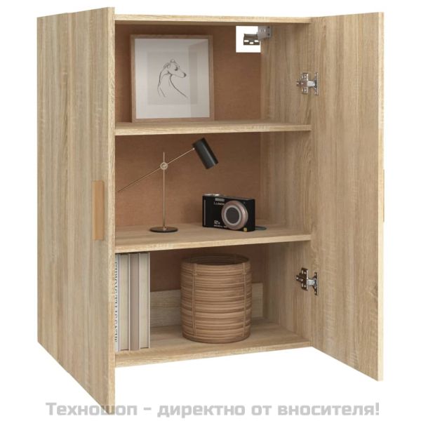 Окачен стенен шкаф, дъб сонома, 69,5x34x90 см
