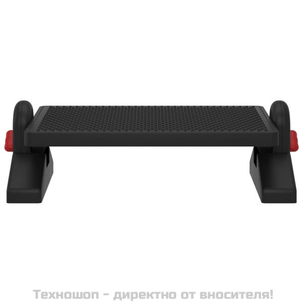 Поставка за крака, черна, 50x30,5x17 см