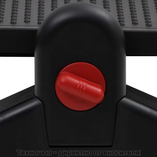 Поставка за крака, черна, 50x30,5x17 см