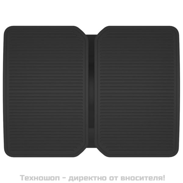 Поставка за крака, черна, 43,5x32,5x10,5 см