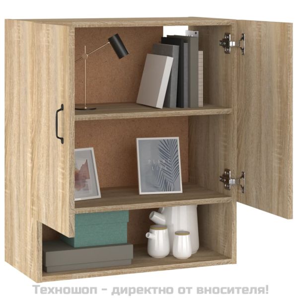 Стенен шкаф, дъб сонома, 60x31x70 см, инженерно дърво