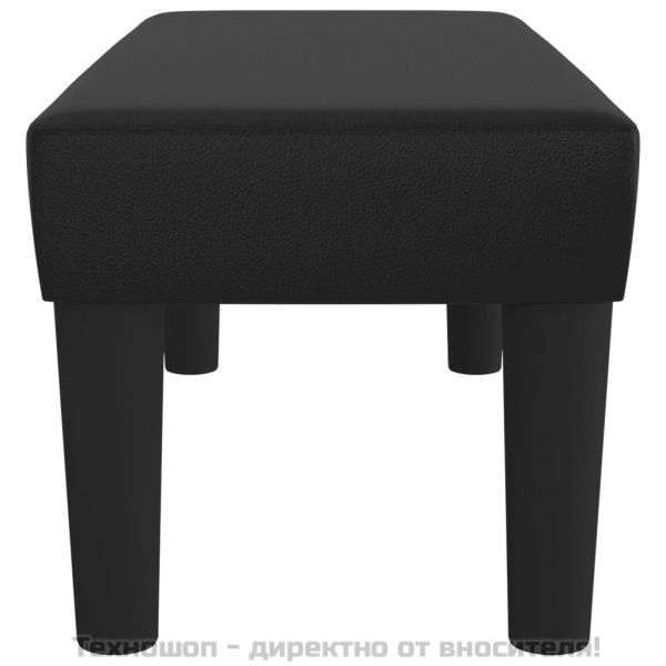 Пейка, черна, 70x30x30 см, изкуствена кожа