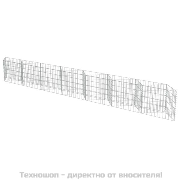 Габионна стена, поцинкована стомана, 450x30x50 см
