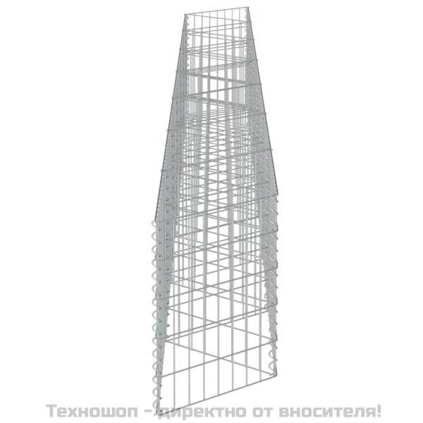 Габионна стена, поцинкована стомана, 450x30x50 см