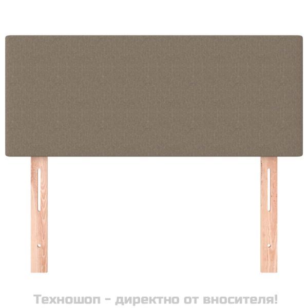 Горна табла за легло, таупе, 80x5x78/88 см, плат