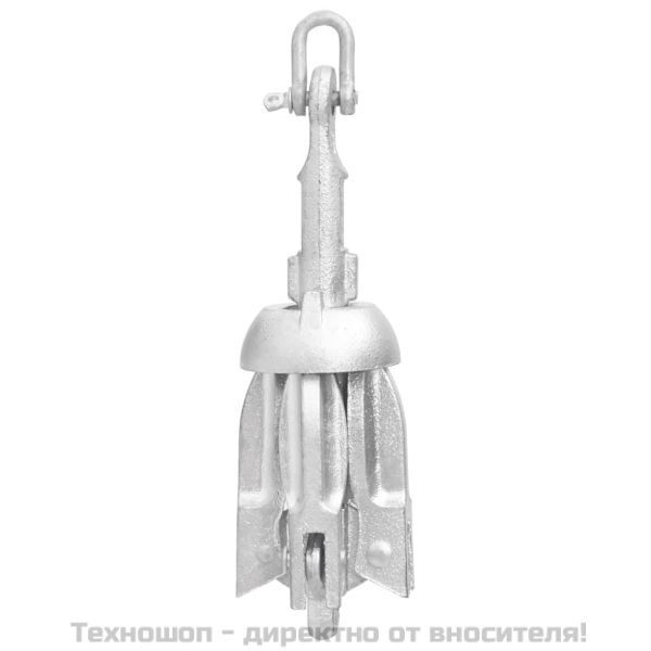 Сгъваема котва, сребриста, 0,7 кг, Горещо поцинкован чугун
