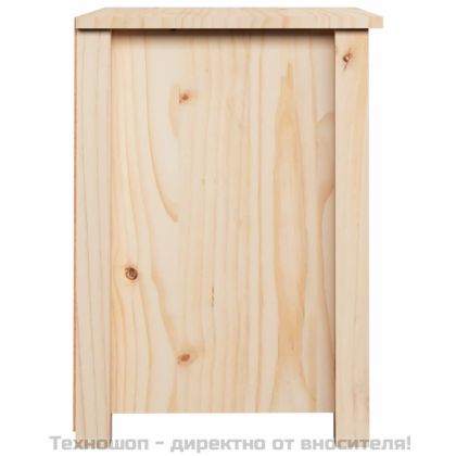 Нощни шкафчета, 2 бр, 40x35x49 см, борово дърво масив
