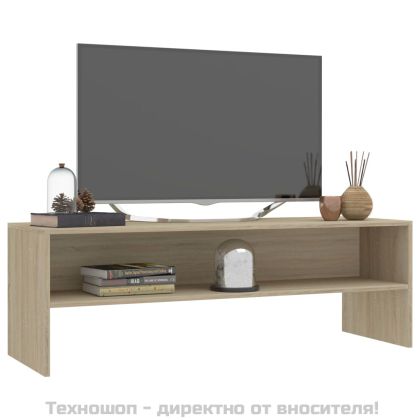 ТВ шкаф, дъб сонома, 120x40x40 см, инженерно дърво