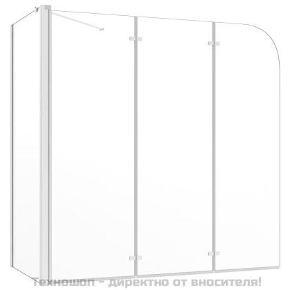Душ кабина, 120x69x130 см, закалено стъкло, прозрачна