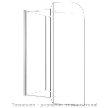 Душ кабина, 120x69x130 см, закалено стъкло, прозрачна