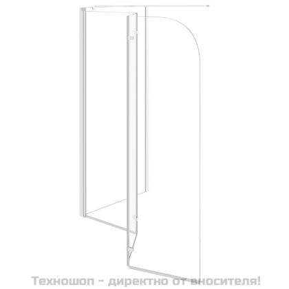 Душ кабина, 120x69x130 см, закалено стъкло, прозрачна