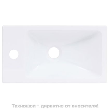 Мивка за баня, 400x220x90 мм, SMC, бяла