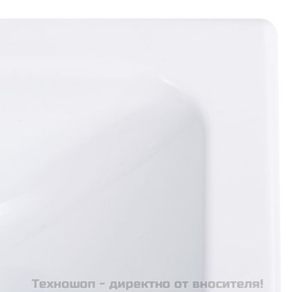 Мивка за баня, 400x220x90 мм, SMC, бяла