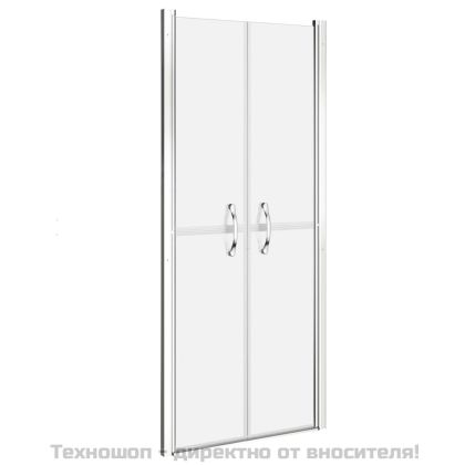 Врата за душ, матирано ESG стъкло, 86x190 см
