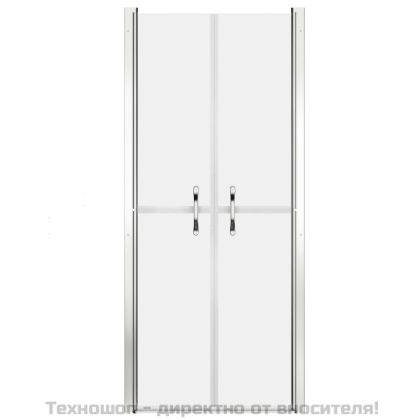 Врата за душ, матирано ESG стъкло, 86x190 см