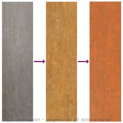 Градинска повдигната леха ръждив 100x100x77см кортенова стомана