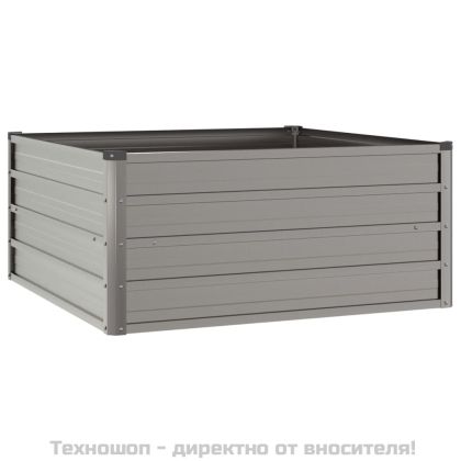 Градинска повдигната леха ръждив 100x100x45см кортенова стомана