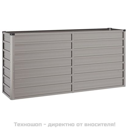 Градинска повдигната леха ръждив 160x40x77 см кортенова стомана