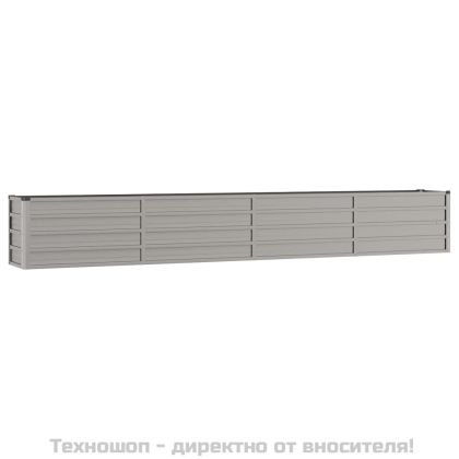 Градинска повдигната леха ръждив 320x40x45 см кортенова стомана